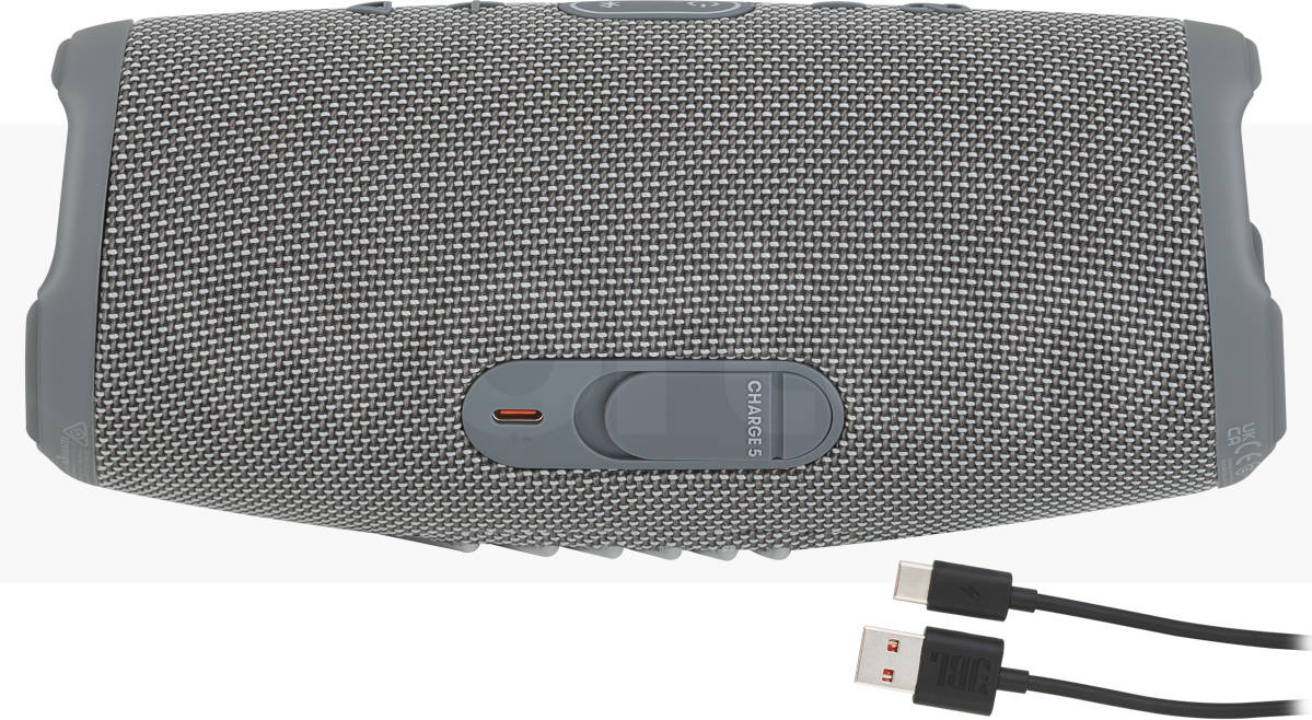 Altavoz Bluetooth JBL Charge 5 (40 W - Gris)