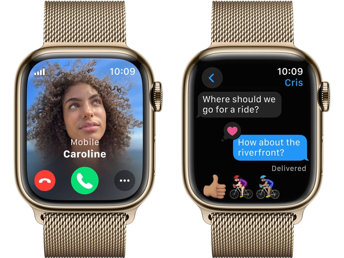 APPLE Watch Series GPS+Cellular 41 mm Dorado con Loop Milanesa Dorado  Worten Canarias