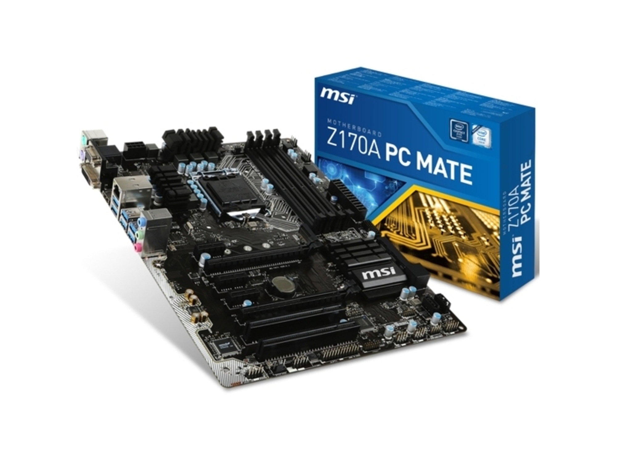 Placa Base MSI Z170A PC MATE (Socket LGA 1151 - Intel Z170 - ATX)