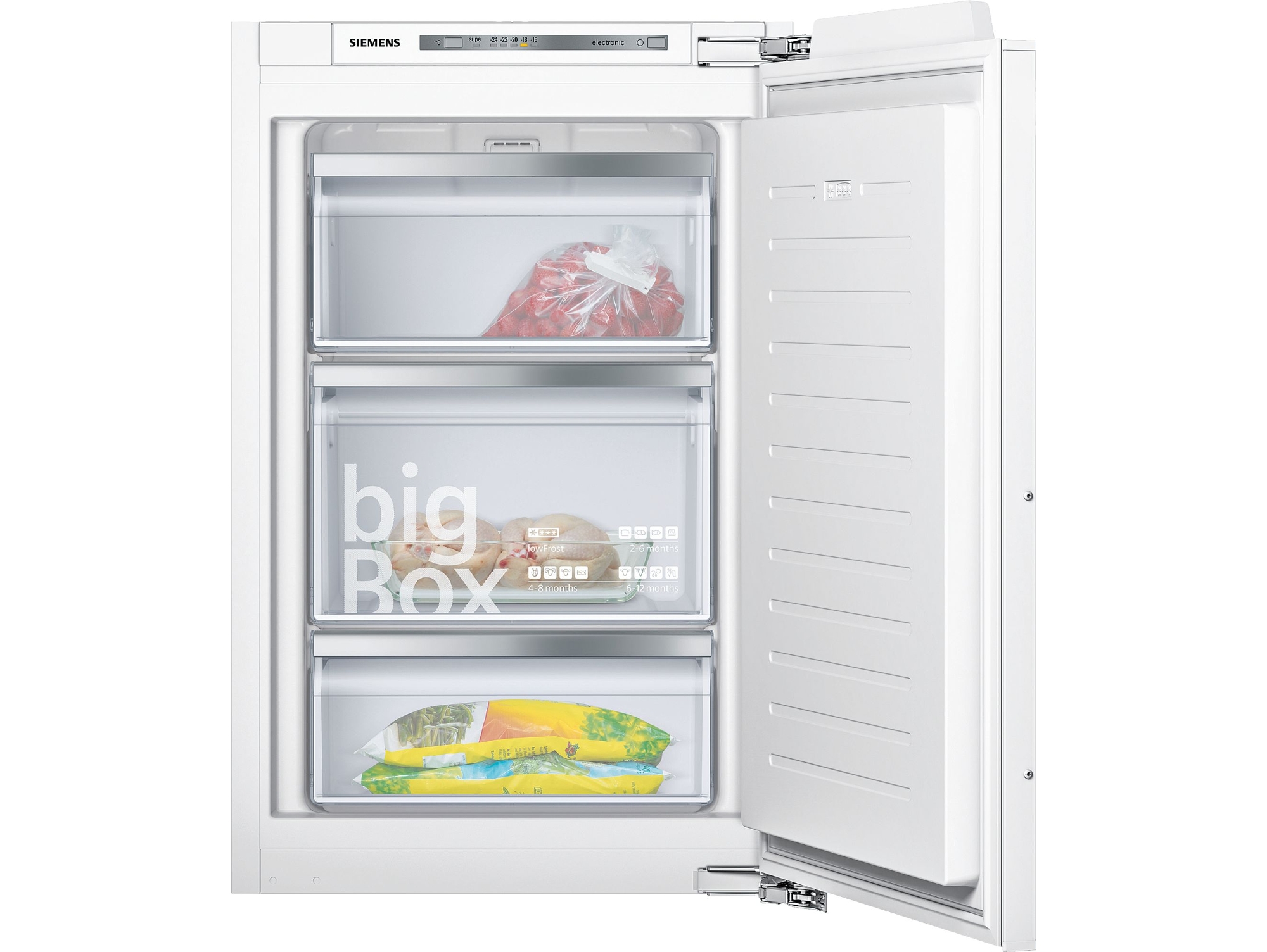 Congelador Vertical Integrable SIEMENS GI21VAF30 (Frost Free - 87.4 cm - 97 L - Blanco)