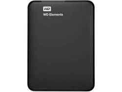 Disco HDD Externo WESTERN DIGITAL Elements (Caja Abierta - Negro - 1 TB - USB 3.0)