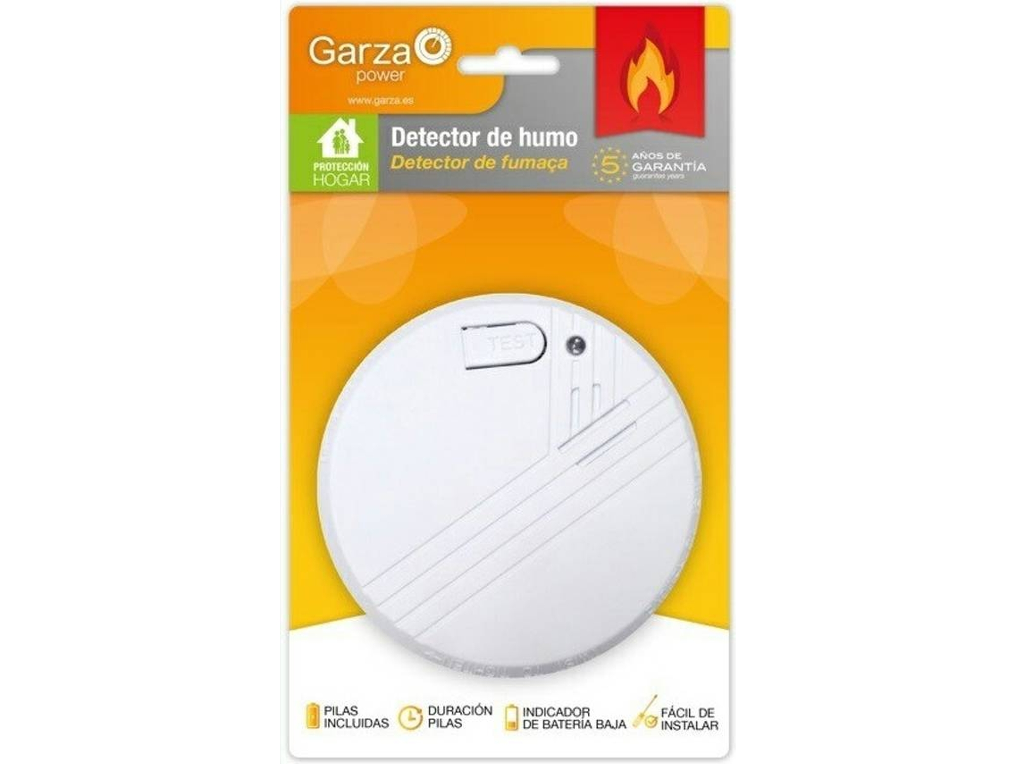 Detector de humo GARZA 430050