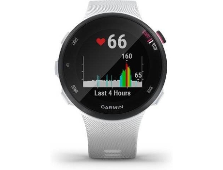 Reloj Deportivo GARMIN Forerunner 45S (Bluetooth - Hasta 7 días de autonomía - Blanco)