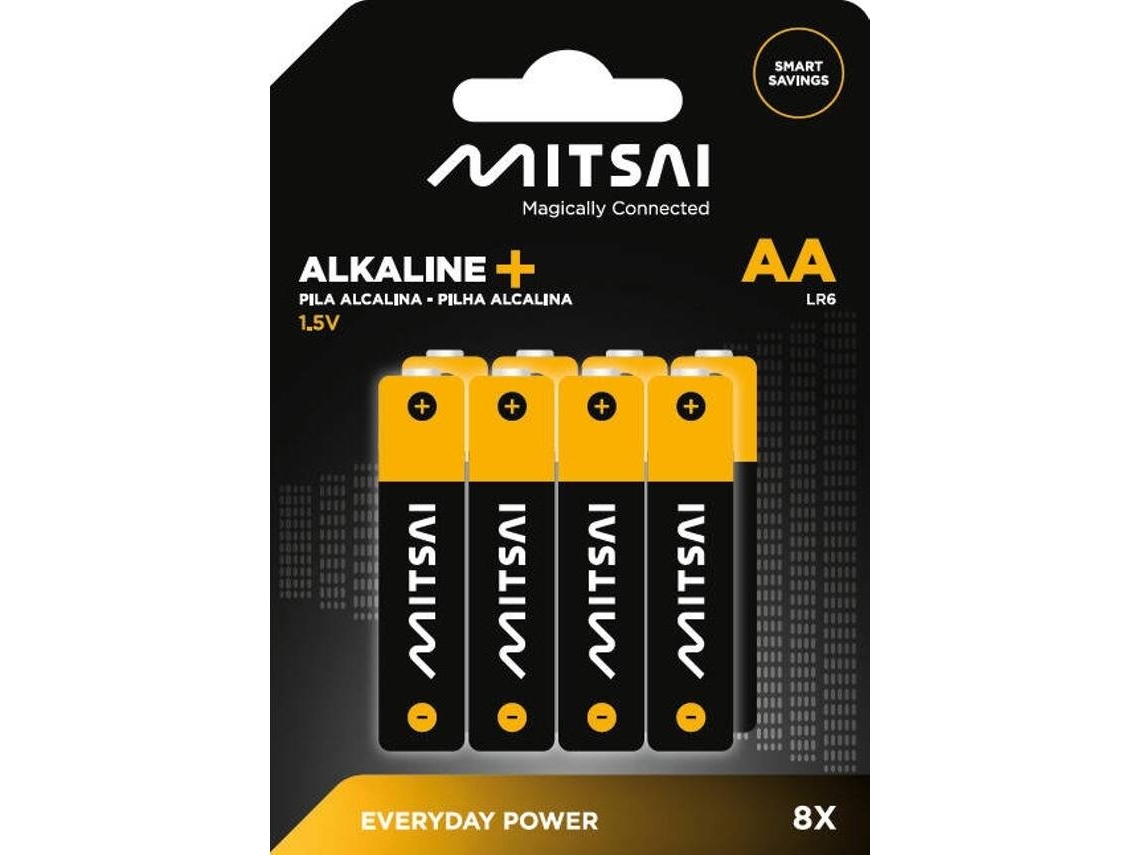 Pilas No Recargables MITSAI LR6 (AA - 8 Unidades)