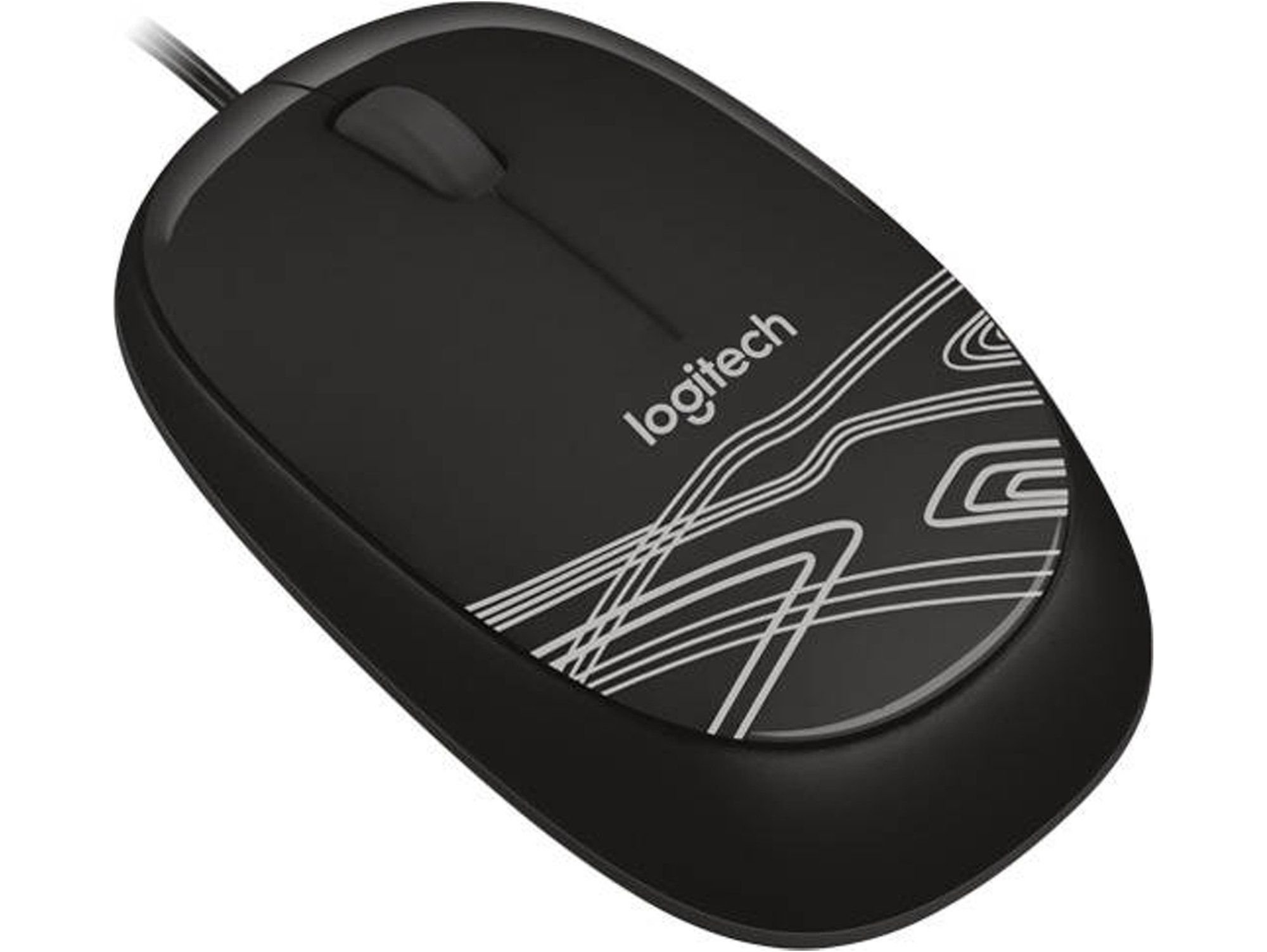 Ratón LOGITECH M105 (Cable USB - Casual - 1000 dpi - Negro)