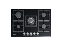 Placa de Gas NODOR GCS 417 (Gas Natural - 70 cm - Negro)