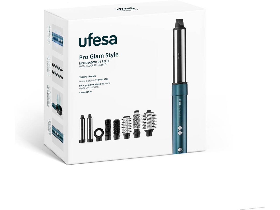 Modelador UFESA Pro Glam Style (1500 W - 3 Niveles de Temperatura)