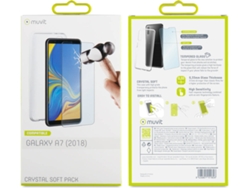 Funda Samsung Galaxy A7 2018 MUVIT Crystal Transparente