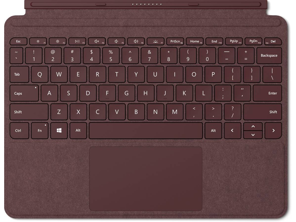 Funda Teclado Surface Go MICROSOFT Type Cover Burdeos