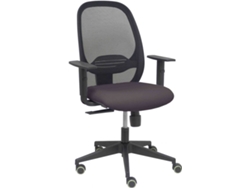 Silla Operativa PYC Cilanco Gris (Brazos Ajustables - Malla)