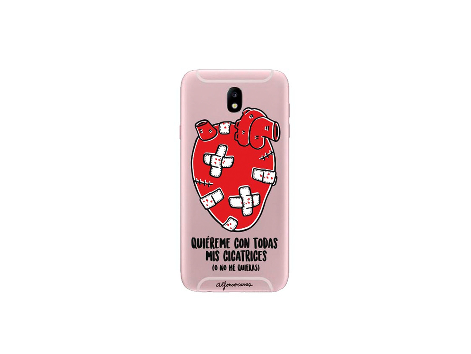Carcasa Samsung Galaxy J7 2017 ALFONSO CASAS Tiritas Multicolor