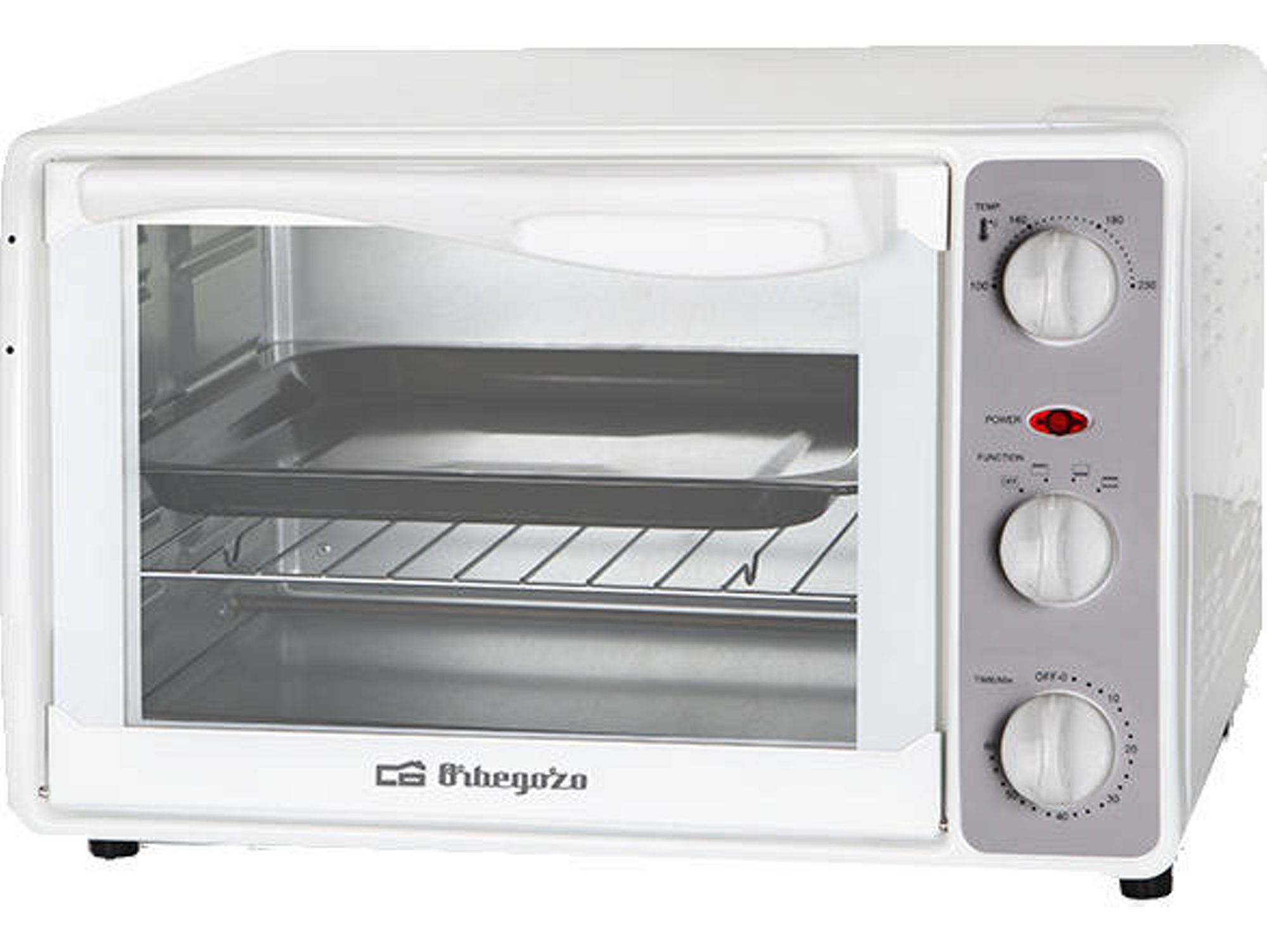 Horno de Sobremesa ORBEGOZO HO 230 (Capacidad: 23 L - 1500 W)