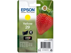 Cartucho de tinta original EPSON, 29, Fresa 3,2 ml, Amarillo, Estándar, C13T29844012, T2984