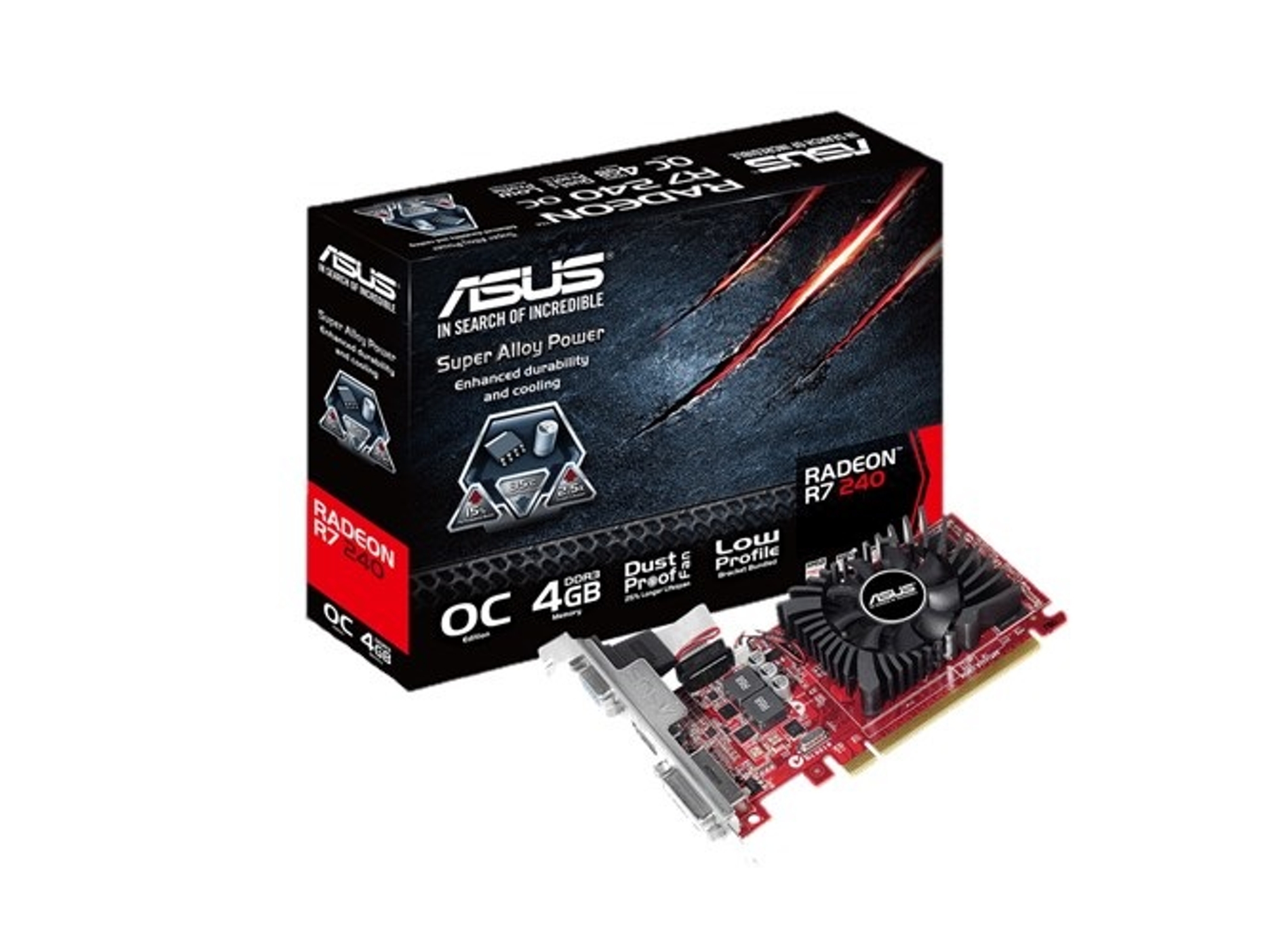 Tarjeta Grafica AMD ASUS Radeon R7 240 OC 4GB Worten Canarias