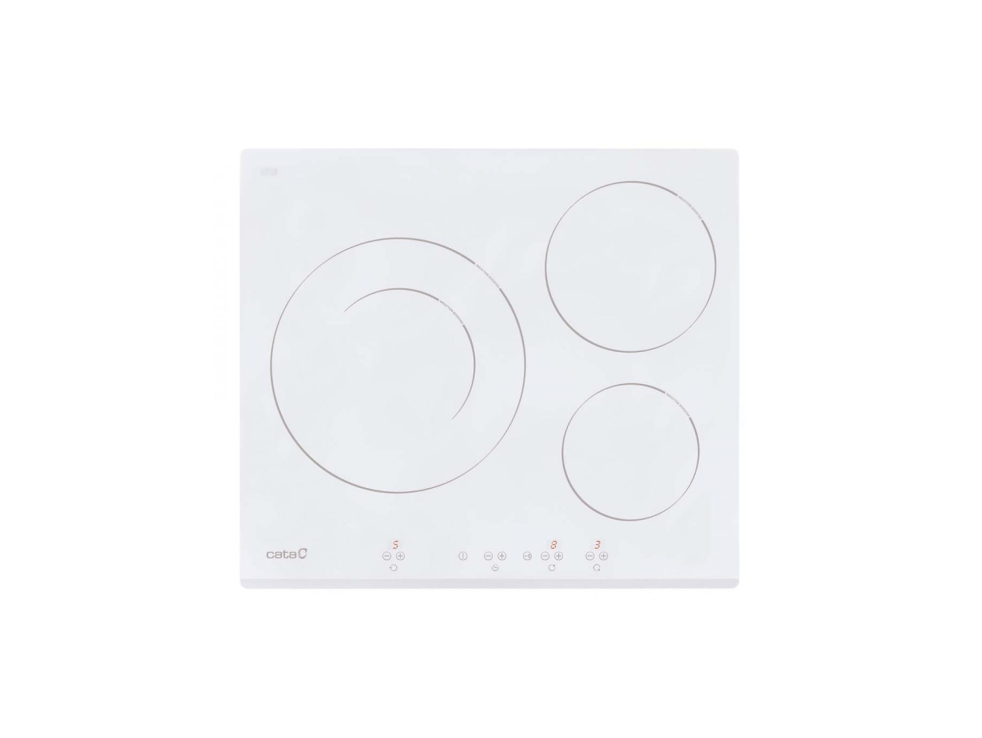 Placa de Inducción CATA IB 6030 WH (Eléctrica - 59 cm - Blanco)