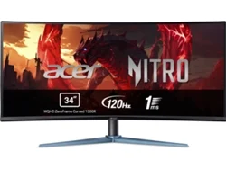 Monitor Gaming ACER Nitro ED340CUJ0BMIIPX (34'' - WQHD - 5 ms - 120 Hz)