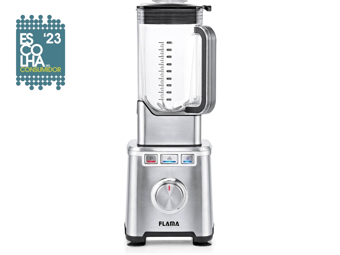 Batidora de Vaso FLAMA MX 2262FL (2000 W - 2 L - Inox)