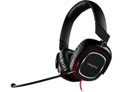 Auriculares Gaming Con Cable CREATIVE HS880 (Over Ear - PC - Negro)