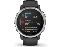 Reloj deportivo GARMIN Fenix 6S (Bluetooth - Hasta 9 días de autonomía - Negro)
