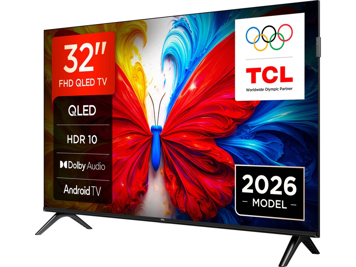 TV TCL 32S5L (QLED - 32'' - 81 cm - Full HD - Smart TV) | Worten