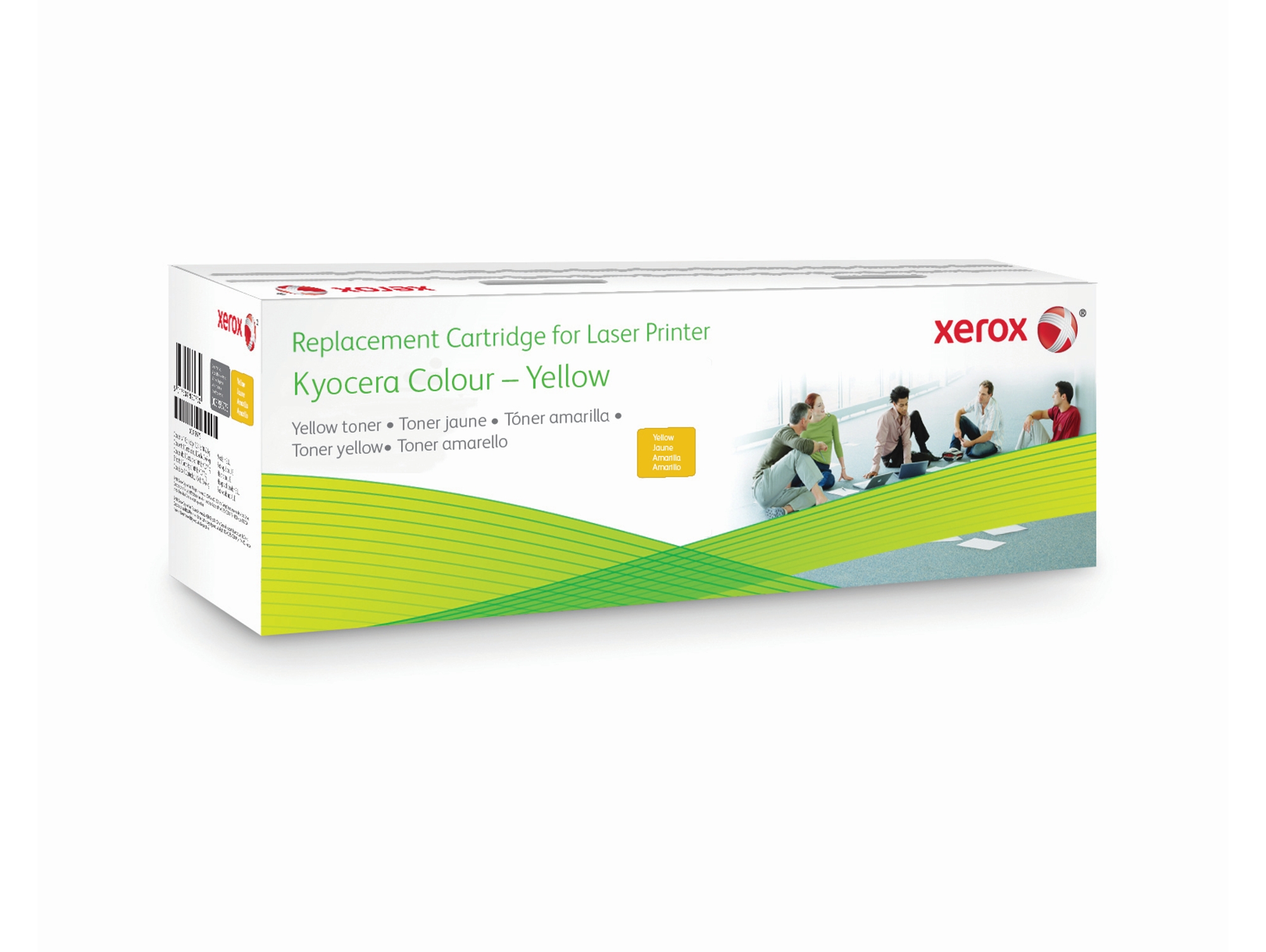 Tóner XEROX Amarillo compatible con Kyocera para usar con FS-C2026, FS-C2126, FS-C2526, FS-C2626, FS-C5250
