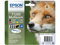 Pack ahorro cartuchos de tinta original EPSON T1285, Zorro, C13T12854012