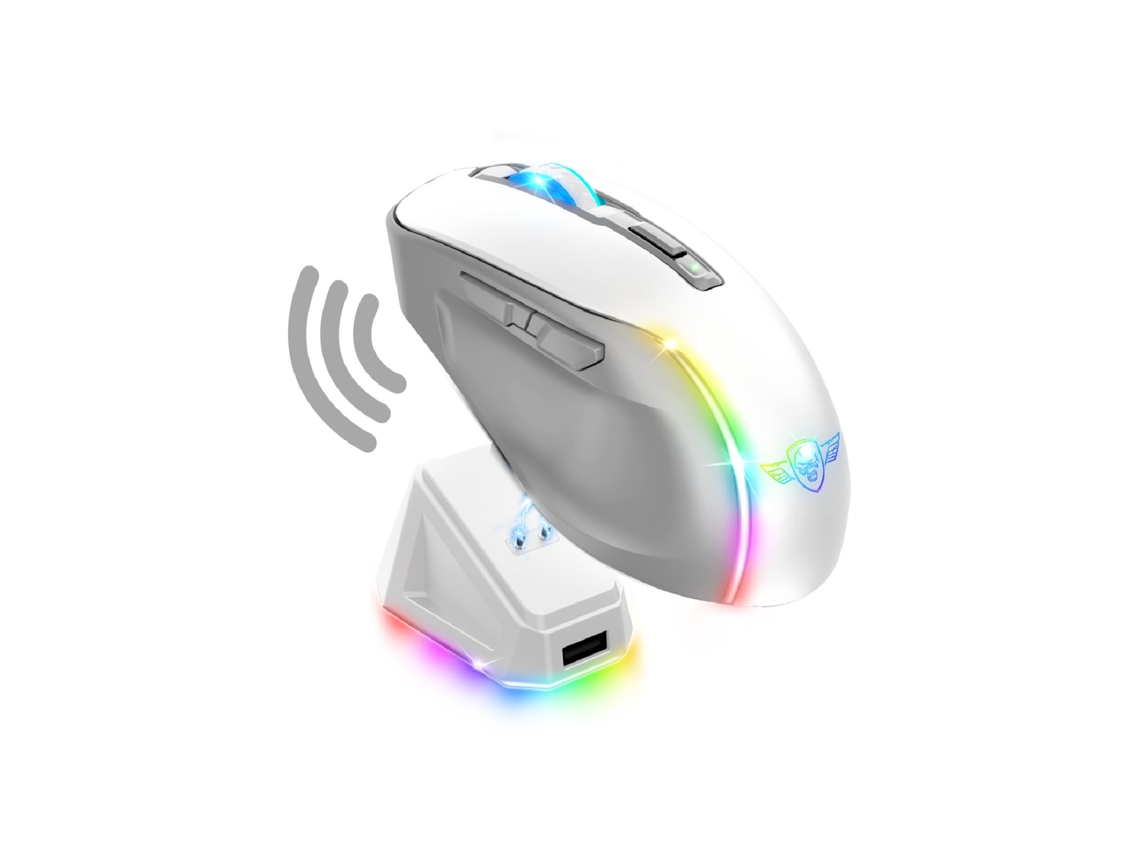 Ratón Gaming SPIRIT OF GAMER S-EM50WT (8000 dpi - Blanco)