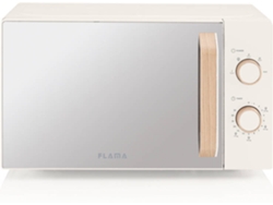 Microondas FLAMA 1831FL (20 L - Sin grill - Crema)
