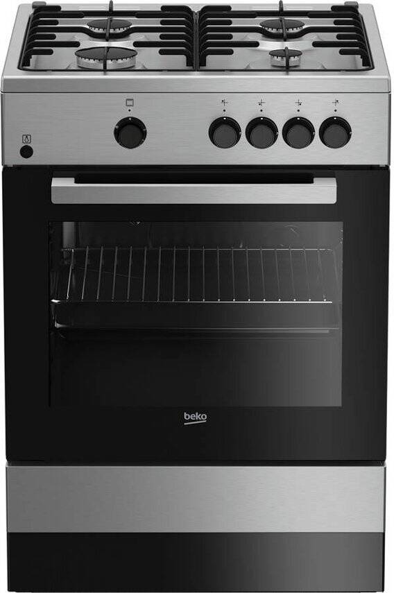 Cocina BEKO FSG62000DXL (64 L - Gas Butano-propano - Inox)