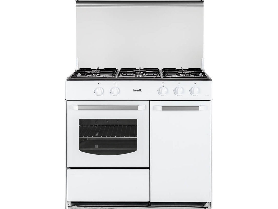 Cocina KUNFT 9055 Kgs3292 Wh Bp (55 L - Gas Butano-Propano - Blanco) 90x55