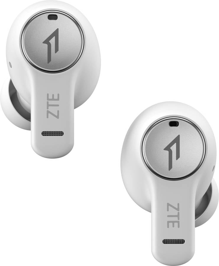 Auriculares Bluetooth True Wireless ZTE Livebuds (In Ear - Micrófono - Blanco)