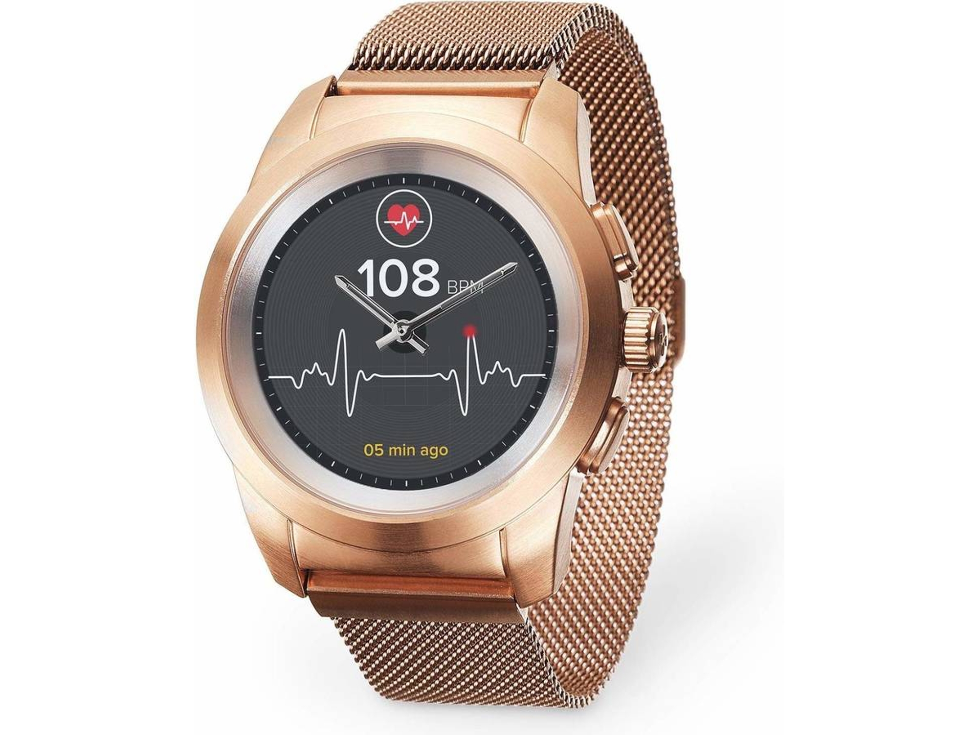 Smartwatch MY KRONOZ ZeTime elite petit rosa dorado