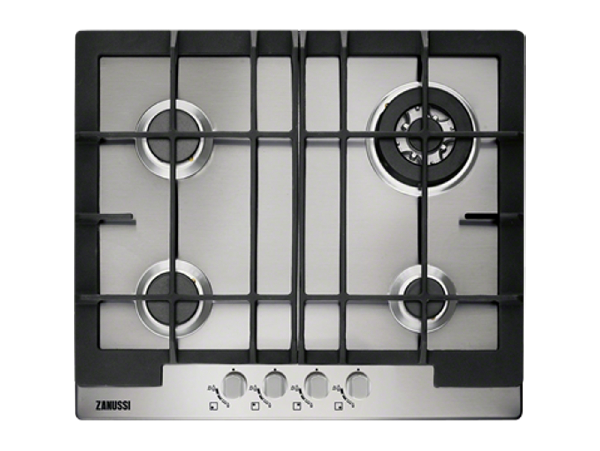 Placa de Gas ZANUSSI ZGG66424XA (Gas Natural - 59.4 cm - Inox)