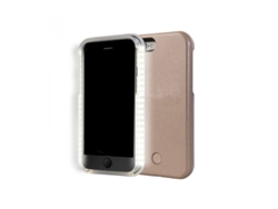 Carcasa iPhone 7, 8 PURO LED Selfies Rosa