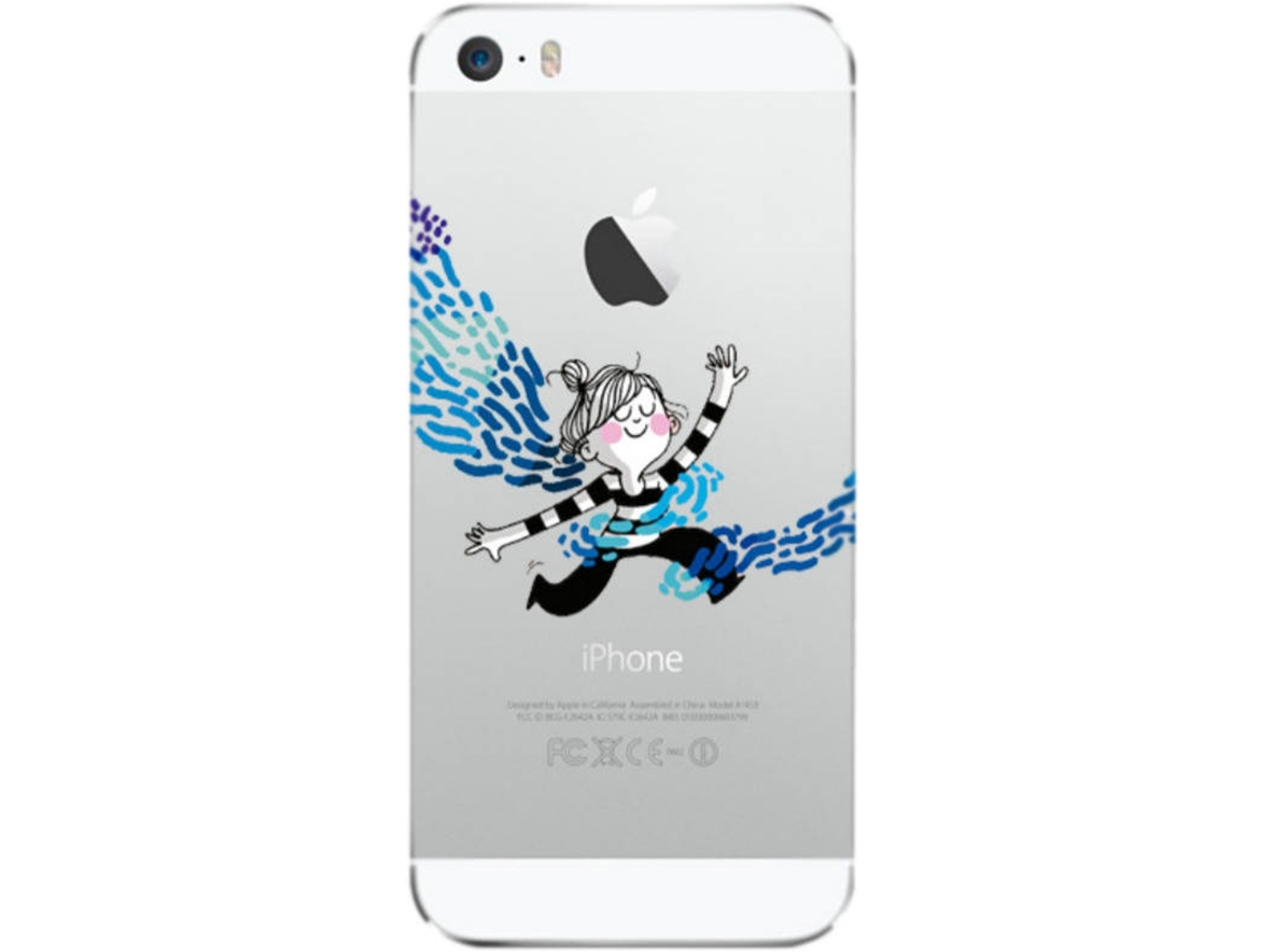 Carcasa iPhone SE, 5, 5s LA VOLATIL TPU Azul