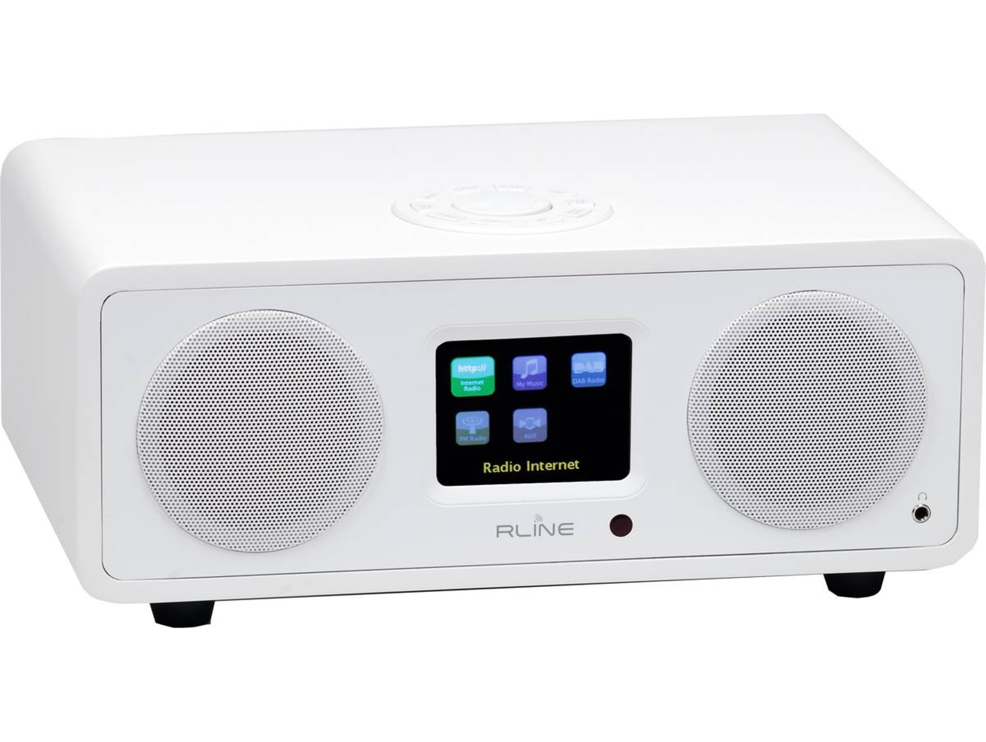 Radio portátil RED LINE Play R3 (Blanco - Digital y Analógico - DAB+/FM - 20 W)