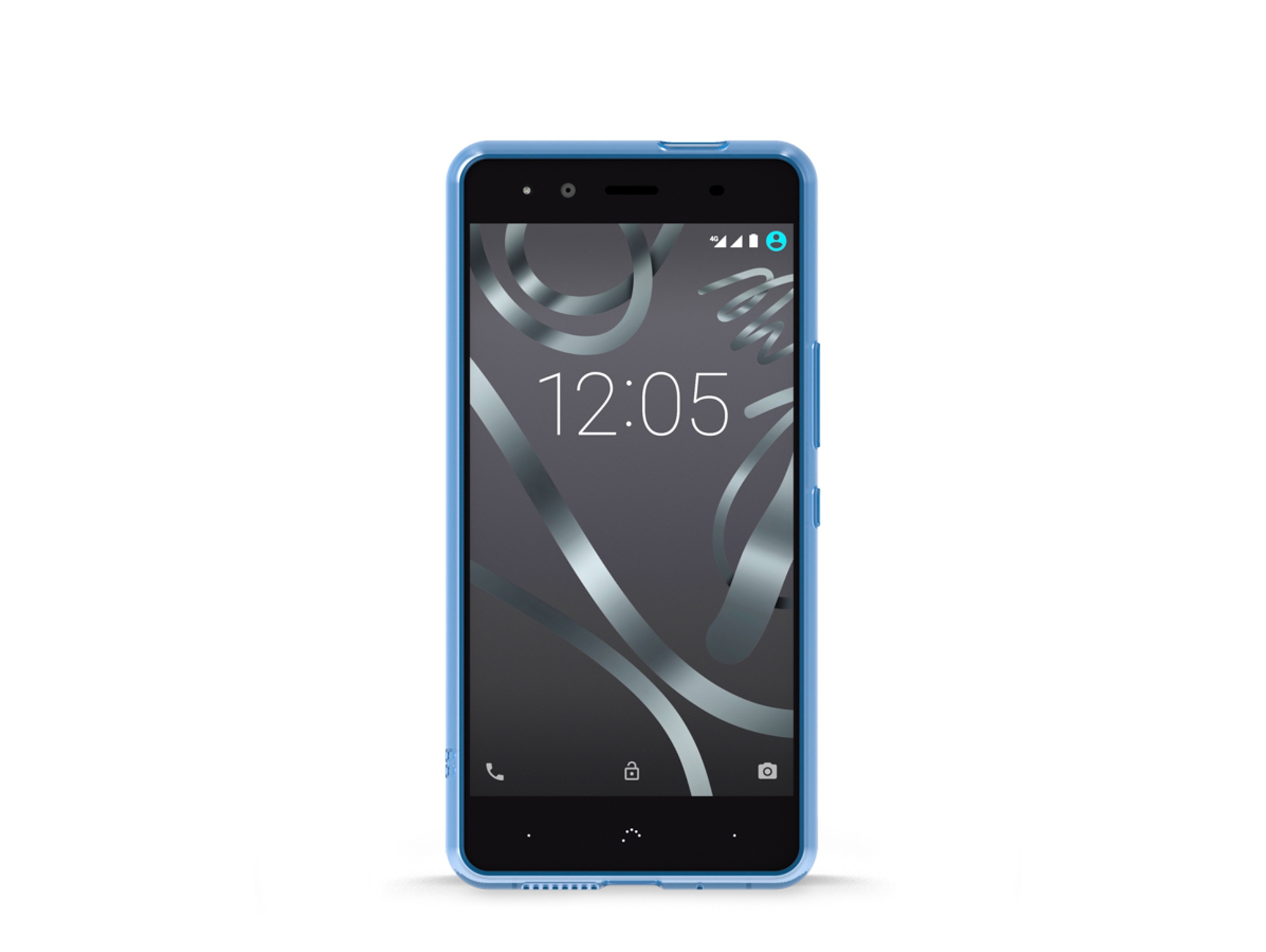 Carcasa BQ Aquaris X5 Gummy Azul