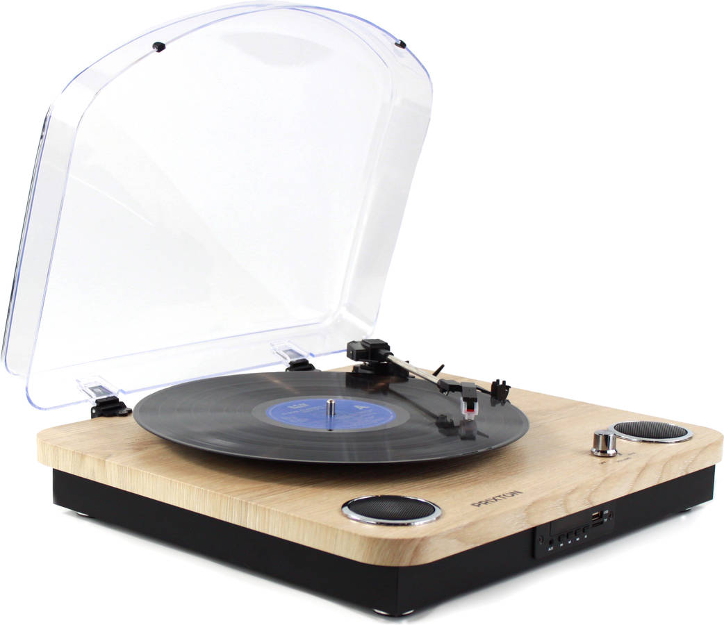Tocadiscos PRIXTON Marconi (Manual - Velocidad: 33 1/3 - 45 - 78)