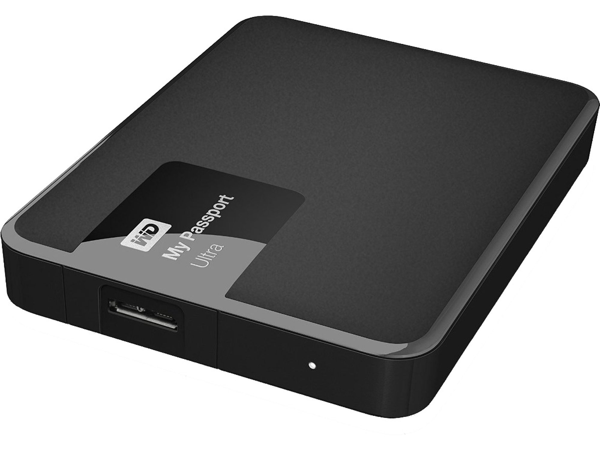 Disco HDD Externo WESTERN DIGITAL My Passport Ultra (Negro - 1 TB - USB 3.0)