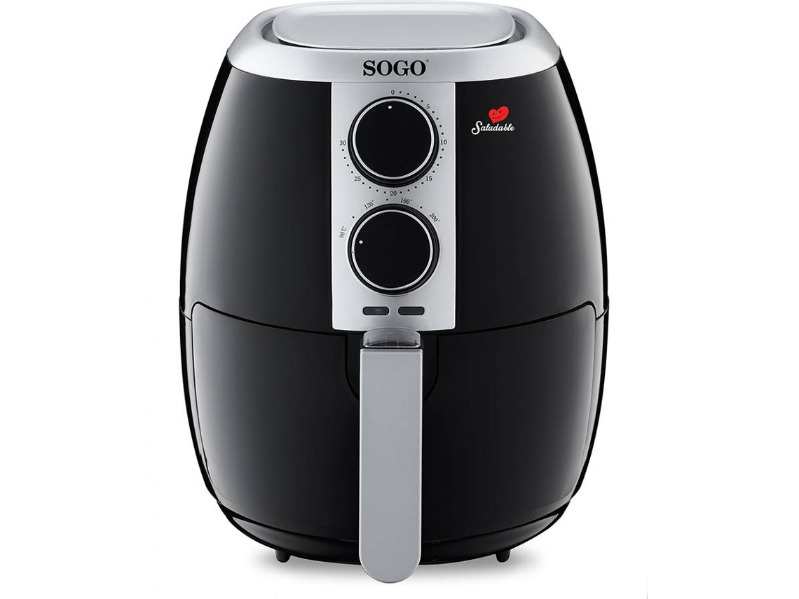 Freidora de Aire SOGO FRE-SS-10475 (3.5 kg - Negro)