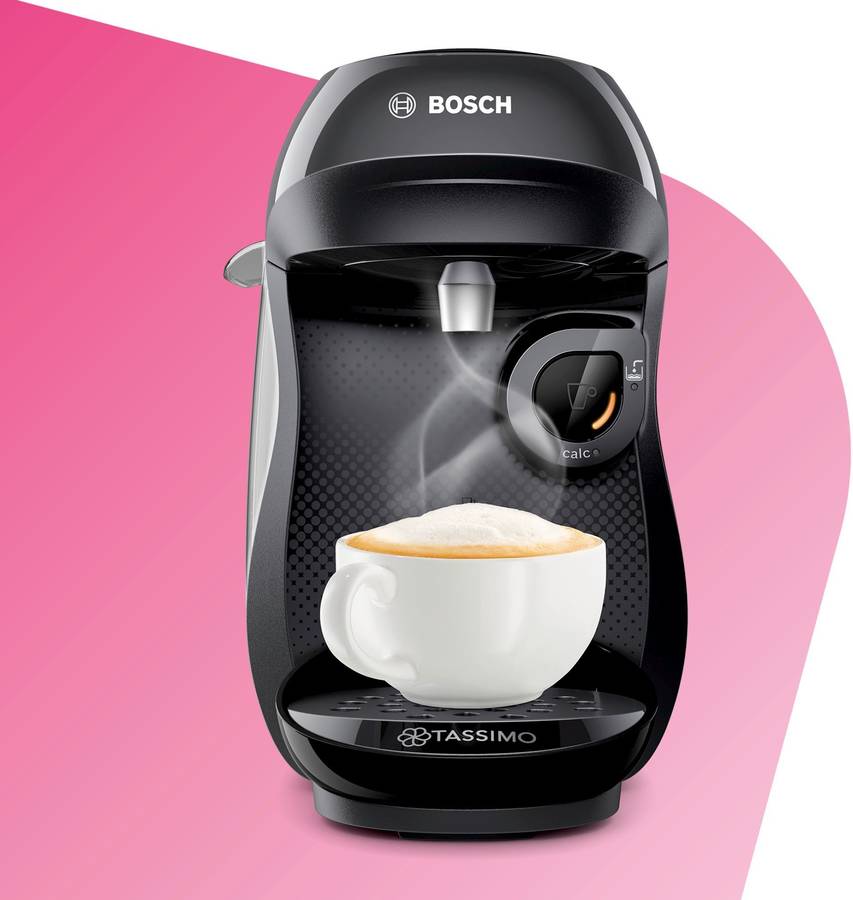 Cafetera de Cápsulas BOSCH Tassimo Happy TAS1002  Negro