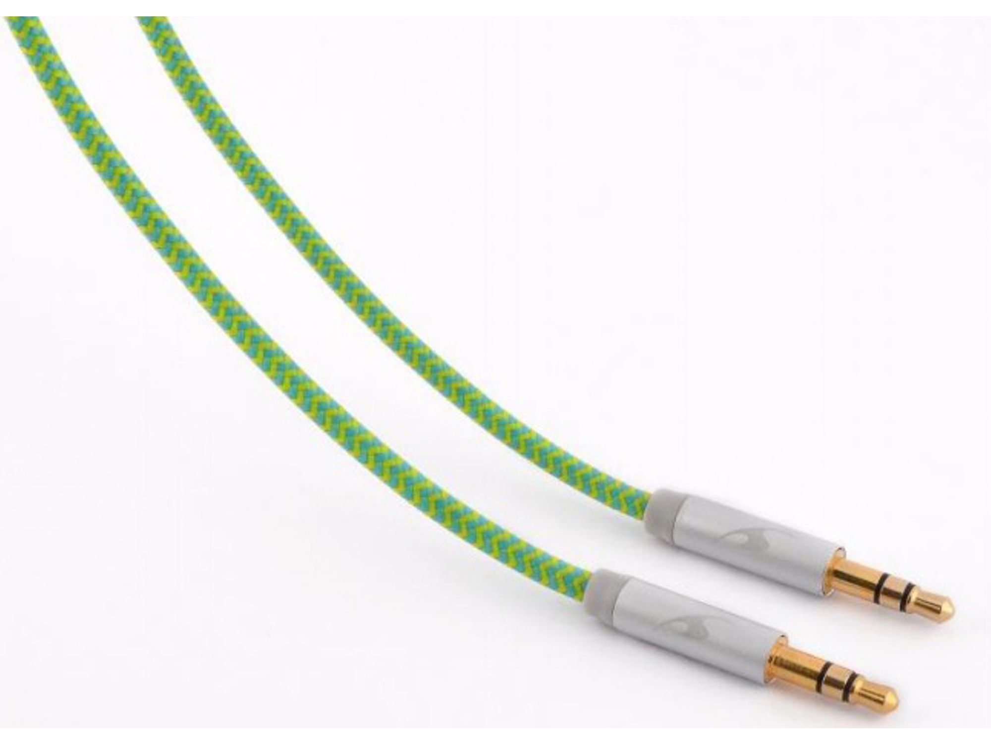 Cable BLUESTORK Trendy (Jack 3.5 mm - Jack 3.5 mm - 1.2 m - Verde)