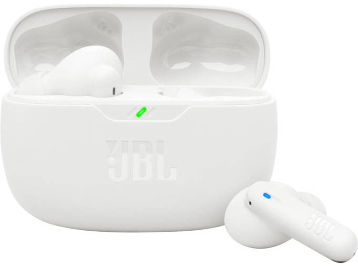 Auriculares Bluetooth True Wireless JBL WAVE BEAM 2 (In Ear - Micrófono - Noise Cancelling - Blanco)