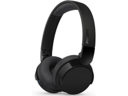 Auriculares Bluetooth True Wireless PHILIPS TAH3209BK (On Ear - Microfóno - Negro)