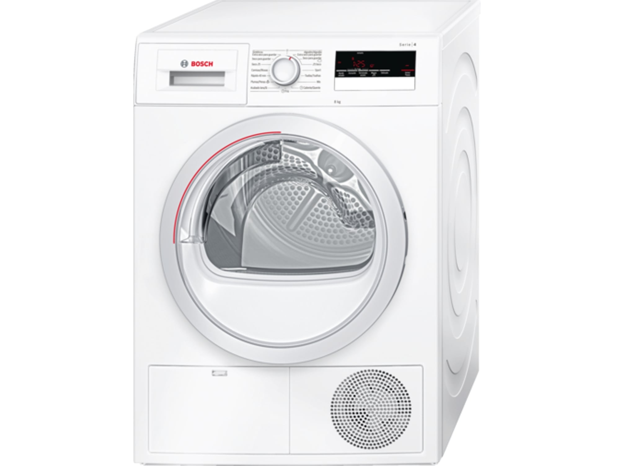 Secadora BOSCH WTH85200ES (8 kg - Bomba de Calor - Blanco)