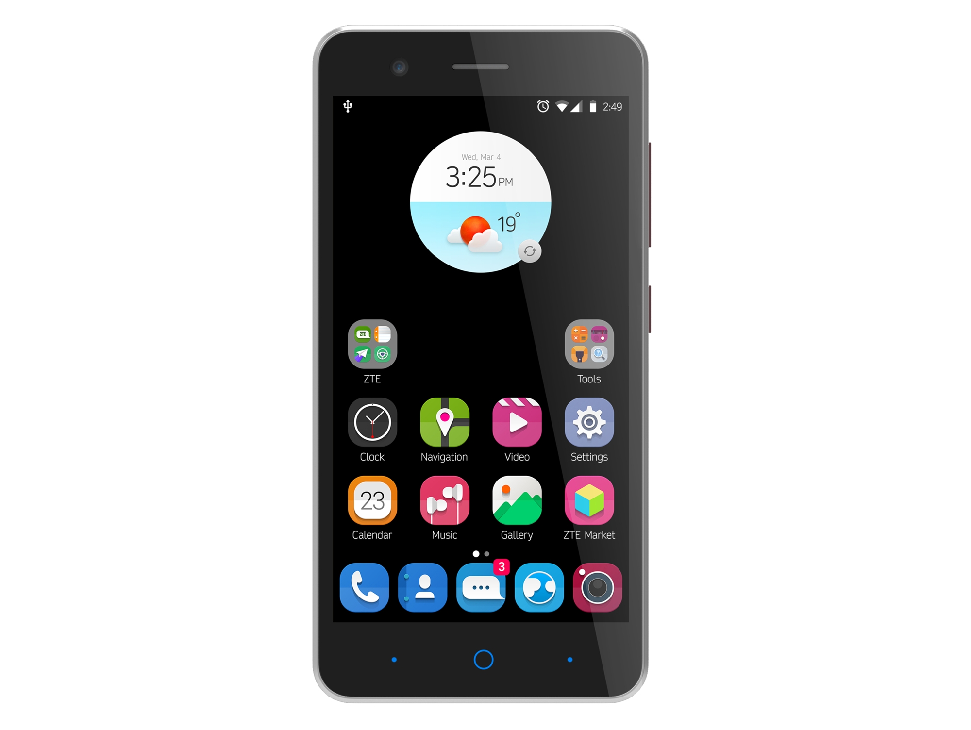 Smartphone ZTE Blade A510 5'' 8GB rojo