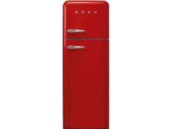 Frigorífico 2 puertas SMEG Anni 50 FAB30RRD3 (Circulación dinámica - 172 cm - 294 L - Rojo)
