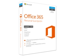 Software MICROSOFT Office 365 Personal (1 año - PC)