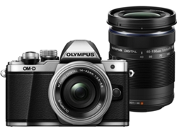 Cámara Mirrorless OLYMPUS E-M10 MKII DZK + 14-42 mm+40-150mm (16 MP - Sensor: Micro 4/3 - ISO: 100 a 25600)