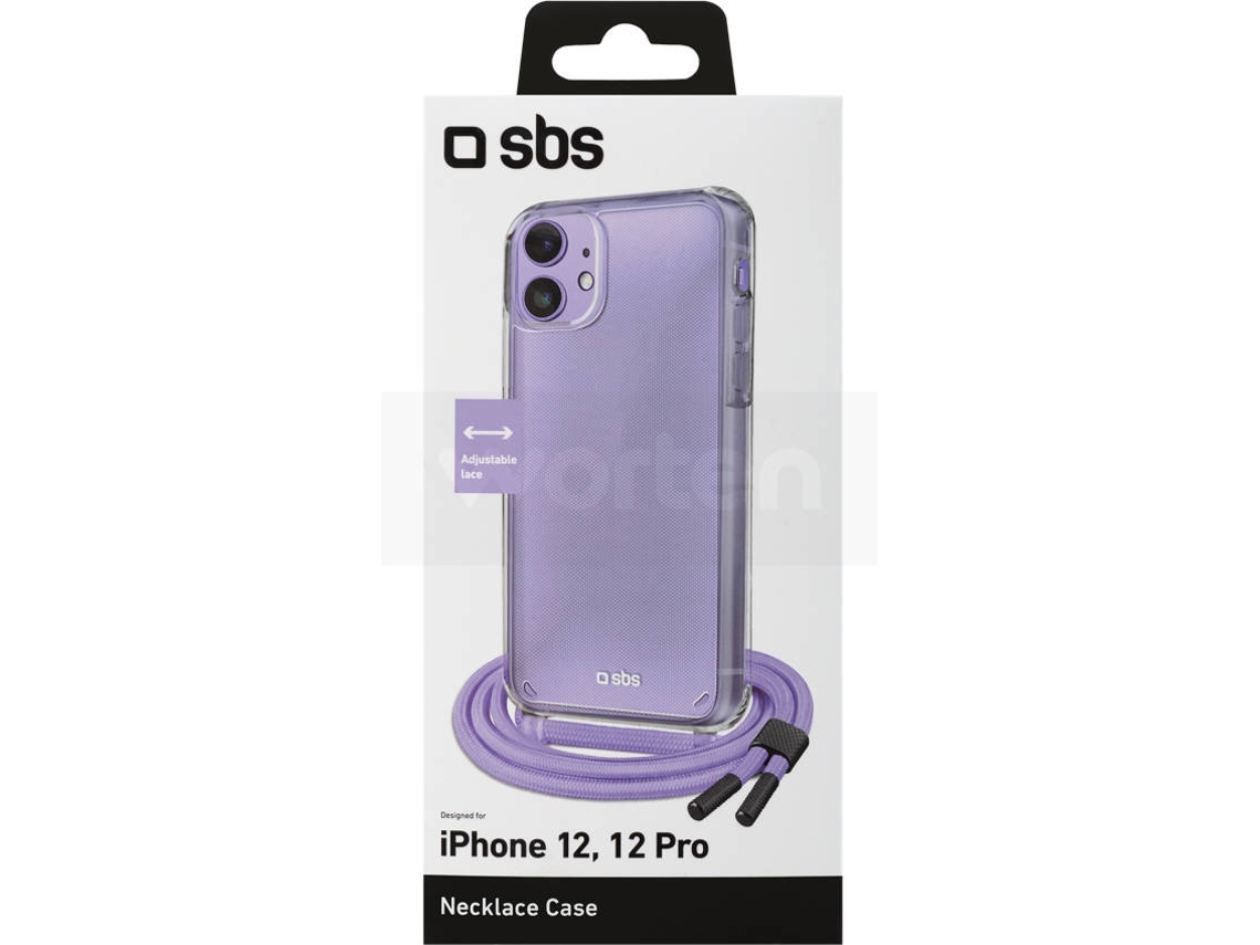 Funda iPhone 12 SBS Cordón Morado